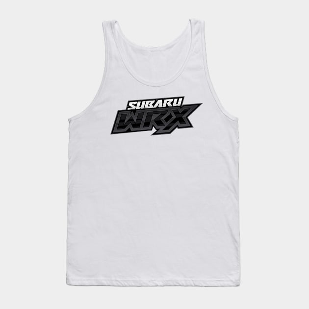 Crystal Black Silica WRX Tank Top by RetroWRX Inc.